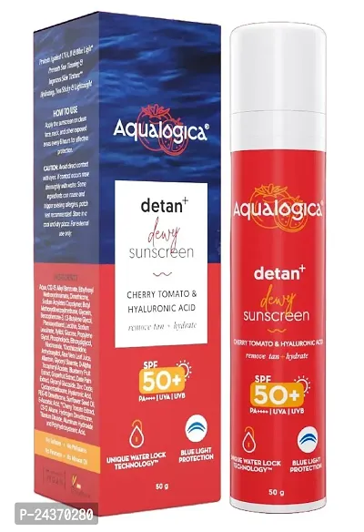 Aqualogica dtan+ red Sunscreen SPF 50 PA+++ 50g