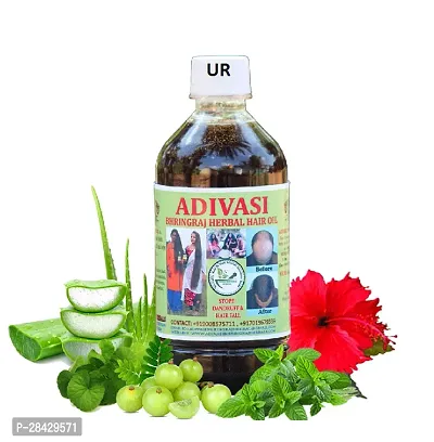 ADIVASI BHRINGRAJ HERBALS Hair Oil, 100ml (pack of 01)-thumb0