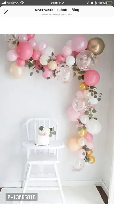 50 PCS BALLONS DECORATION COMBO PACK WITH PUMP