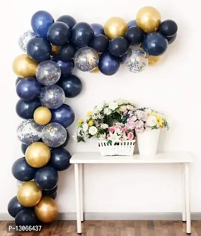 50 PCS BALLONS DECORATION COMBO PACK WITH PUMP-thumb0