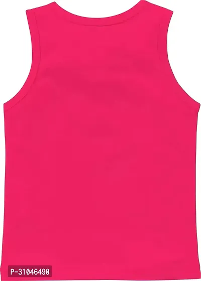 Elegant Pink Cotton Printed T-Shirts with Shorts For Kids-thumb4