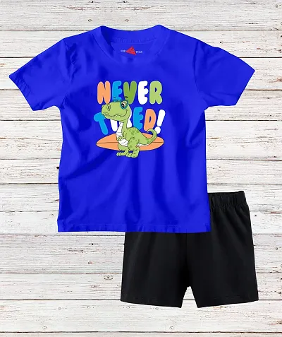 Fashionable T-Shirts with Shorts Set For boys