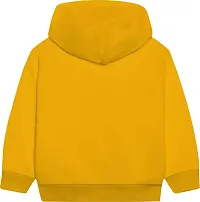 Elegant Yellow Cotton Hooded Sweatshirt with Trousers For Boys-thumb3