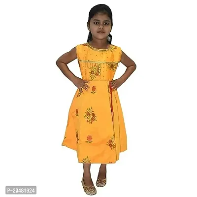 KGN Girls Midi/Knee Length Party Dress Embroidered-thumb0