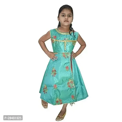 KGN Girls Midi/Knee Length Party Dress Embroidered
