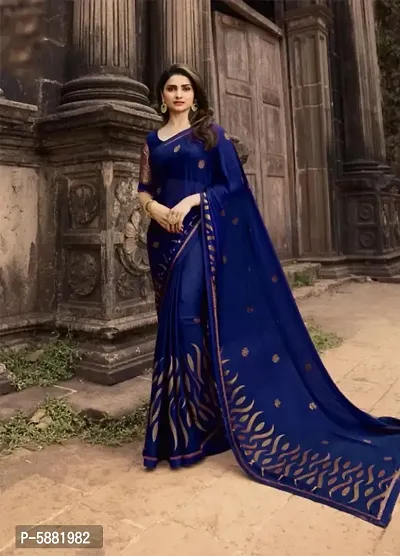 Beautiful Art Silk Saree with Blouse piece