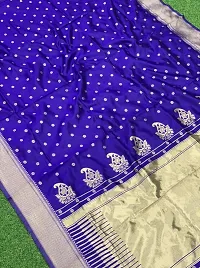 Stylish Lichi Silk Jacquard Work Saree for Women-thumb2