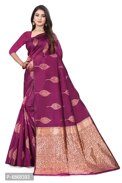 Stylish Lichi Silk Jacquard Work Saree for Women-thumb0