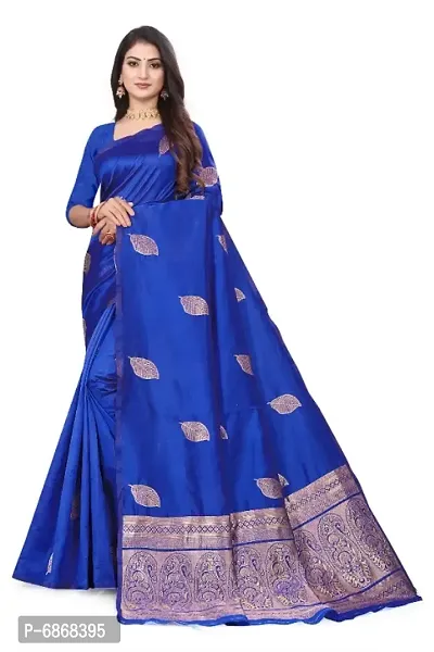 Stylish Lichi Silk Jacquard Work Saree for Women-thumb0