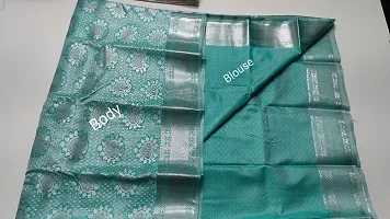 Stunning Bridal Soft Silk Zari Woven Saree With Blouse Piece For Women-thumb1