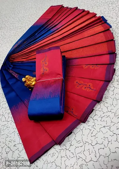 Classic Art Silk Saree with Blouse piece For Women