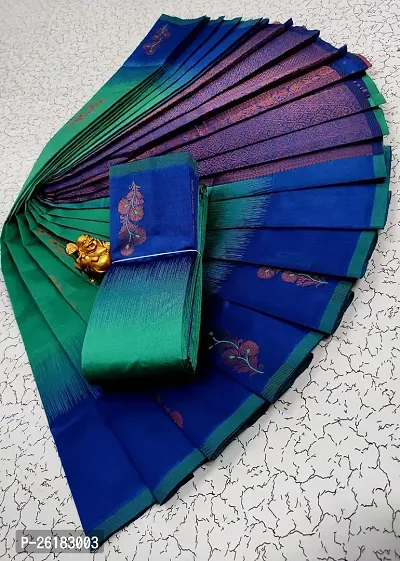 Classic Art Silk Saree with Blouse piece For Women