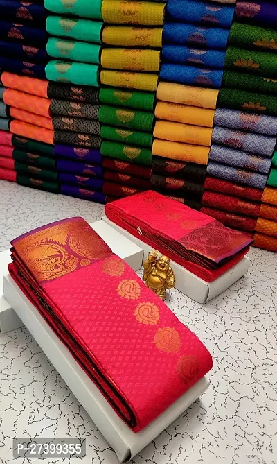 Classic Art Silk Butta Saree With Blouse Piece
