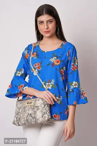Classic Printed Tops for Women-thumb0