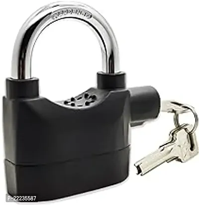 Alarm Security Lock For Home And Office Door With Motion Sensor And 3 Keys (Black)