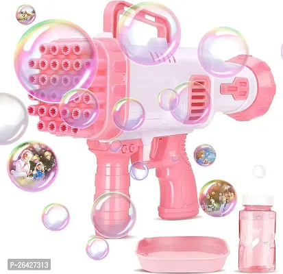 Shanzu 32 Hole Electric Gatling Bubble Gun For Kids With Soap Solution Indoor And Outdoor Toys Bubble Launcher Machine-thumb0