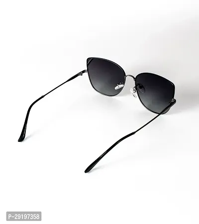 Stylish Black Polycarbonate Butterfly Sunglass-thumb4