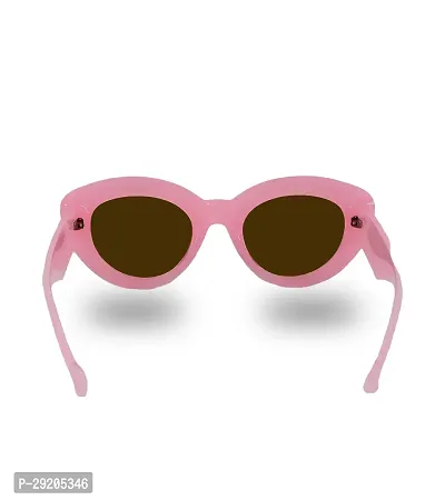 Trendy Pink Polycarbonate Butterfly Sunglasses-thumb4