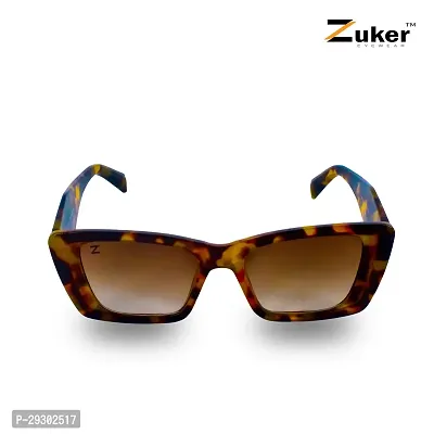ZUKER Retro Square, Butterfly, Shield Sunglasses-thumb0