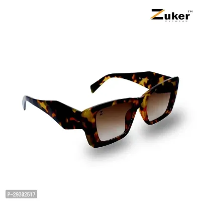 ZUKER Retro Square, Butterfly, Shield Sunglasses-thumb2