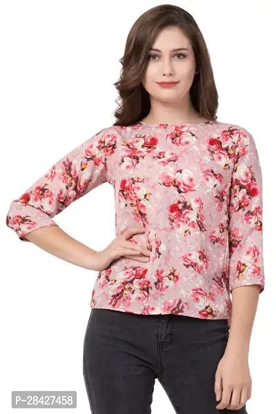 Classic Crepe Top for Women-thumb0