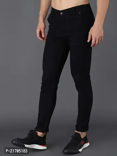 Comfortable Black Denim Jeans For Men/Boys