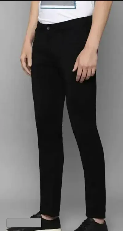 Stylish Denim Black Jeans for Men