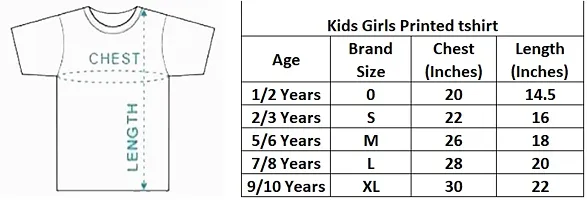 Stylish Cotton Multicoloured Round Neck Short Sleeves T-shirt For Girls (Pack Of 5)-thumb1