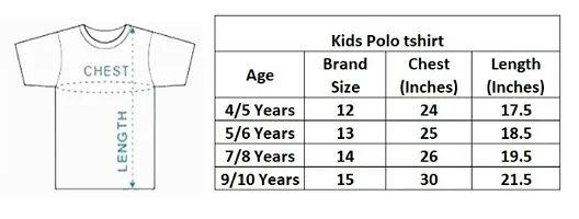Fashionista Boys Polo Tshirts Pack of 4 Assorted colours-thumb1
