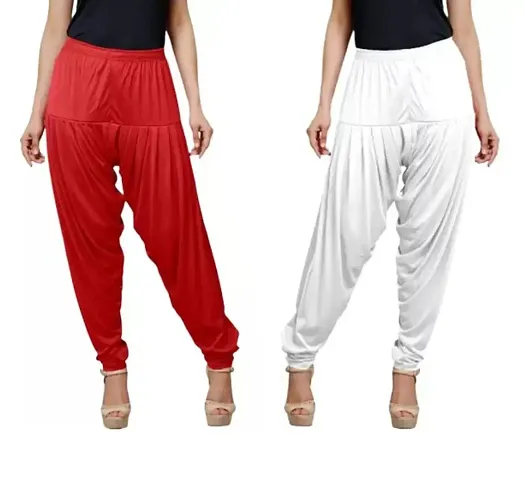 Stylish Cotton Solid Salwar Pant for Women Pack of 2