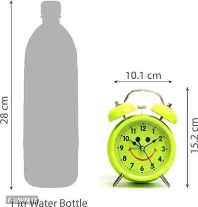 Sigaram Smiley Metal Twin Bell Analog-thumb5