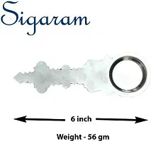 Sigaram German Silver Pooja Hand For Home Pooja Decor K2533 Silver Plated-thumb1