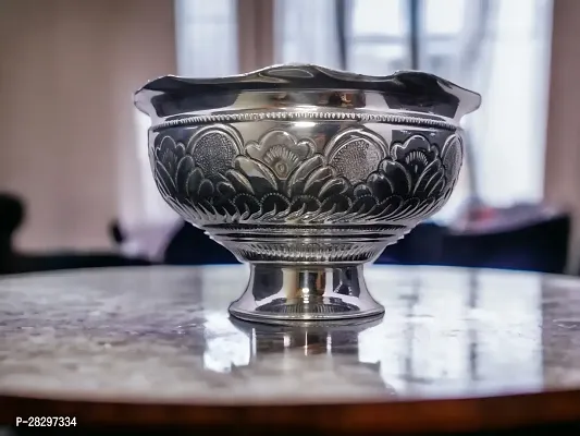 German Silver Pooja Basket