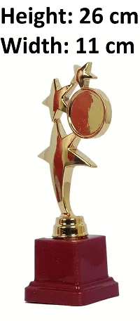 SIGARAM Fiberglass Trophies for Party Celebrations, Ceremony, Appreciation (Gold, Brown)-thumb2