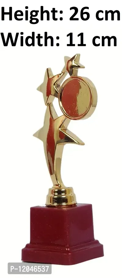 SIGARAM Fiberglass Trophies for Party Celebrations, Ceremony, Appreciation (Gold, Brown)-thumb3