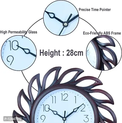 Sigaram Wall Clock for Living Room, Bedroom, Home, Office, Kitchen| Wall Clocks for Home | Big Size Wall Clock with Glass|Designer Wall Clock for Home Decor |Quartz Movement| K2050-thumb3