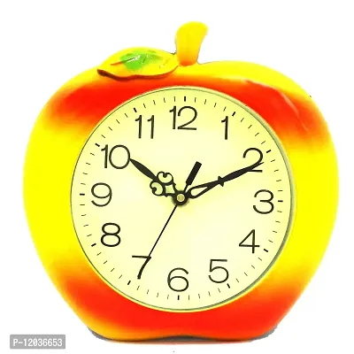 Sigaram Wall Clock for Home and Office| Apple Design Orange Color|-thumb0