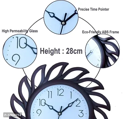 Sigaram Wall Clock for Living Room, Bedroom, Home, Office, Kitchen| Wall Clocks for Home | Big Size Wall Clock with Glass|Designer Wall Clock for Home Decor |Quartz Movement| Clock K2048-thumb3