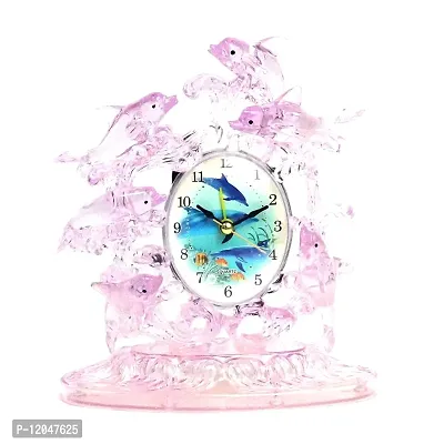 Sigaram Dolphine Table Clock with Alarm for Home D?cor-thumb0