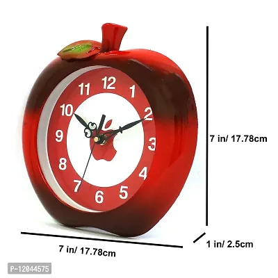 SIGARAM Plastic Wall Clock for Home and Office (Red)-thumb5