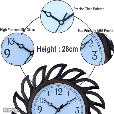 Sigaram Wall Clock for Living Room, Bedroom, Home, Office, Kitchen| Wall Clocks for Home | Big Size Wall Clock with Glass|Designer Wall Clock for Home Decor |Quartz Movement| K2051-thumb3