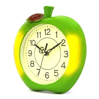 Sigaram Apple Shape Wall Clock| for Home and Office| Battery Operated Attractive Color and Designer Clock-thumb1