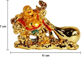 Sigaram Happy Man for Office-Desk, Table Decor, Home, shop and Car Dashboard - K530 Decorative Showpiece - 7 cm-thumb1