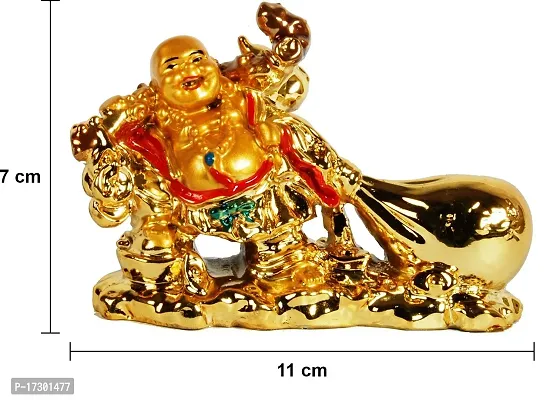 Sigaram Happy Man for Office-Desk, Table Decor, Home, shop and Car Dashboard - K530 Decorative Showpiece - 7 cm-thumb2