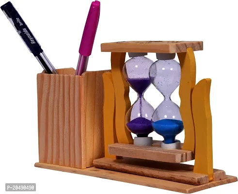 ProOffice 1 Compartments Wooden, Glass Pen Stand-thumb4