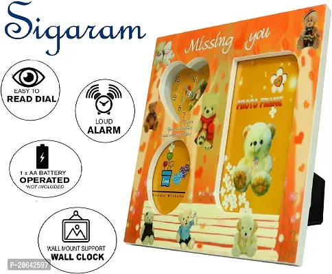 Sigaram Analog 18 cm X 22 cm Wall Clock-thumb4