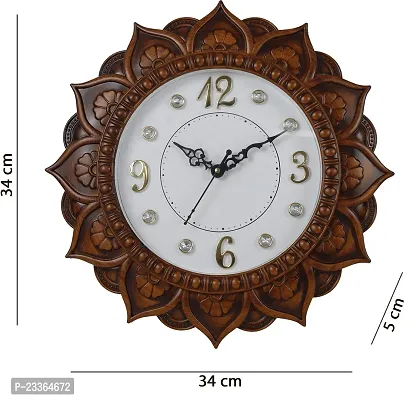 Sigaram Analog 33 cm X 16 cm Wall Clock-thumb4