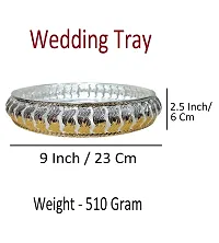 Sigaram 9 Inch Wedding Tray For Pooja Festival and Wedding Ceremany K4454-thumb3