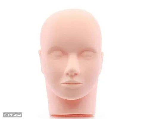 Silicon Rubber Makeup Dummy l Makeup Mannequin for Practice Head-thumb0