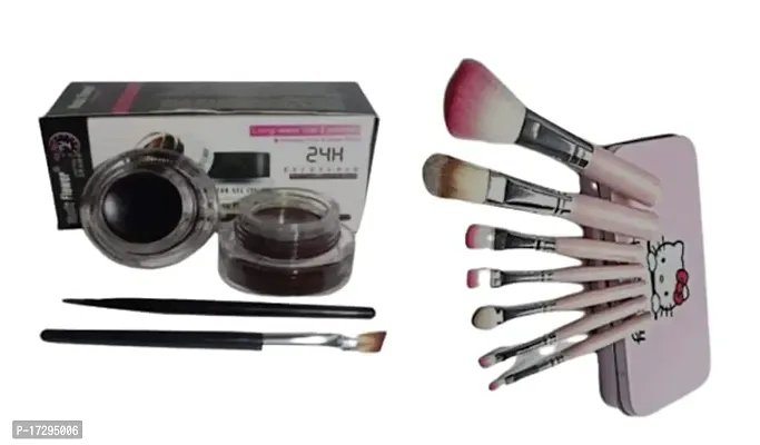 Eye Liner and Makeup Brush Set For Women.